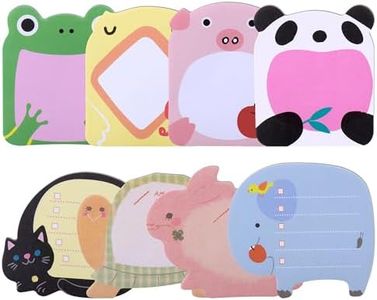 JIANTA 24 Blocs Notas Adhesivas Bonitas, Notas Adhesivas con Formas, Regalos Cumpleaños Niños, para Recordatorios, Planificadores, Mensajes, Escuela, Oficina