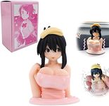 Dimcaso Chest Shaking Car Ornaments, Anime Figure Girl Car Dashboard Decorations, Bobbleheads for Car Dashboard, Kawaii Anime Girl Figure, Chest Shaking Ornament for Room Car Decor (Kanako)