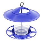 Etree Hanging Lantern Bird Feeder - The Ideal Small Bird Seed Feeder (Blue)