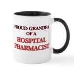 CafePress Proud Grandpa of A Hospital Pharmacist Mugs 11 oz (325 ml) Ceramic Coffee Mug