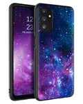 BENTOBEN for Samsung Galaxy A13 4G/5G/A04s Phone Case, Glow in the Dark Nebula Pattern Soft Silicone Shockproof Women Men Full Protective Covers for Samsung Galaxy A13 5G/A04s, Purple