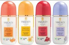 Yardley London 1 Royal Bouquet, 1 English Blossom, 1 London Rose and 1 English Lavender Deodorant Roll-on - For Men & Women(Pack of 4) Deodorant Roll-on - For Men & Women (200 ml, Pack of 4)