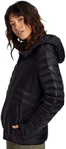 Burton Womens Evergreen Down Collar Insulator, True Black, X-Small