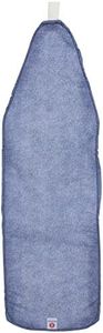 Brabantia 8mm Thick Underlay Ironing Board Cover (B Board/Denim Blue) Heat-Resistant, Non-Slip, Cord Fastener