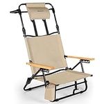 REALEAD Reclining Beach Chairs for 