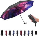SY COMPACT Travel Umbrella - Lightweight Portable mini Compact Umbrellas (Peony)