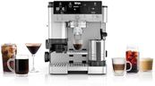 Ninja Luxe Premier 3-in-1 Coffee Machine, Latte, Cappuccino, Cold Brew & Espresso Maker With Built in Bean Grinder & Milk Frother, Easy to Use, 4 Automated Froth Presets, Silver, ES601UK