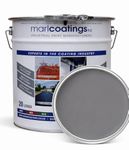 marlcoatings Heavy Duty Hardwearing Polyurethane Concrete Industrial (20L Mid Grey) Semi Gloss Floor Paint, Great for Garages, Car showrooms, Factories and Many other uses.