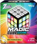 WALA 7-in-1 Magic Flashing Cube Electronic Memory & Brain Training Game Cube, Focus & Attention Training, Handheld Game for Kids, Gift Toy for Boys & Girls for Ages 6-12 Years Old