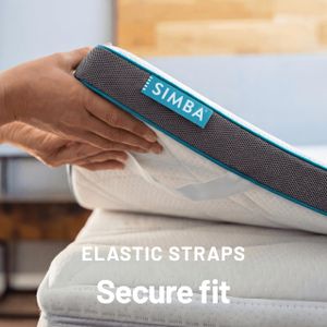 Simba Hybrid Mattress Topper King Size – 4 Layers, 1900 Springs, Simbatex Foam