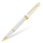 Cross Bailey Light Polished White Resin and GT Rollerball Pen AT0745-10