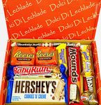 American Chocolate Gift Box By Dolci Di Lechlade | Reese's, Yoohoo, Hershey's | American Sweets Birthday Halloween Christmas USA Candy Present