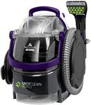 BISSELL SpotClean Pet Pro | 750W Portable Carpet Cleaner | Removes Spills, Stains and Pet Messes | includes Pet Stain Trapper Tool | Cleans Carpets, Upholstery & Car | 15588 | 2.8L | Black/Purple