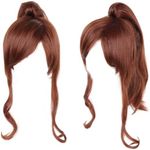 ZNZXYCOS Adult Anime Movie Cosplay Accessories Yellow Wig Orange Wig Black Wig Halloween Cosplay Accessory (Kino Makoto)