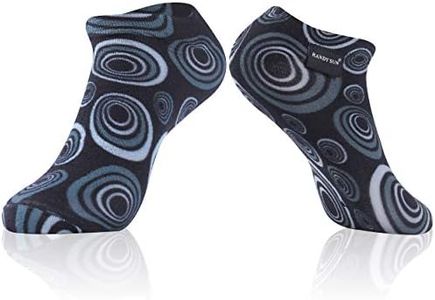 RANDY SUN Ultra-thin Golf Workout & Training Socks, Waterproof Hiking Socks Women Unisex Sport & Breathable Trekking/Skiing Socks, 1 Pair-Black-No Show socks,XS