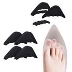 see ever Front Insoles Heel Grips Liner Insert Women High Half Fore foot Toe Plug Cushion Pain Relief Protector Big Shoes Filler Adjustment Shoe Inserts for Men & Women heel liner front-1 Pair