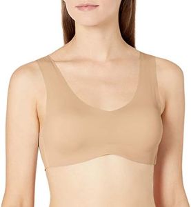 Hanes Ultimate Women's Ultra-Light Comfort Support Strap Wireless Bra, Nude, X Large