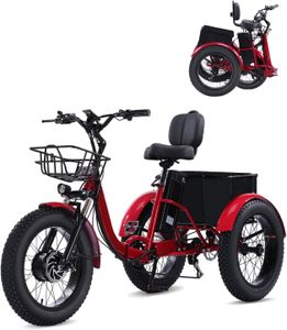 NOMIGO Electric Tricycle 48V – 20x4.0 Fat Tire Adult E-Trike