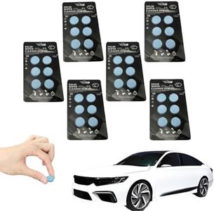 LLTWIFT Windshield Washer Tablets, Fast Dissolving, Solid Windshield Wiper Fluid, for Cleaning Car Windshield, Mirrors and Windows (6)