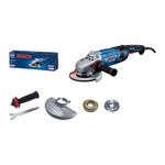 Bosch Professional Wired Angle Grinder GWS 30-230 PB (brushless Motor with 2,800 W, Kickback Control and Brake, Compatible with The dust Extraction System GDE 230 FC-T, in Box), Blue