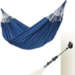 La Siesta® XL King Brisa Classic Hammock & CasaMount, Walls Ceilings Beams Suspension Kit - Indoor Outdoor Hammock Swing, Weather Resistant, Marine