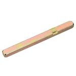 uxcell Door Knob Spindle, Spare Door Handle Spindle Bar, 100mm Long Door Spindle Replacement Door Handle Parts for 25mm Thick Doors, Gold