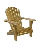 Pepe Adirondack Style Wooden Garden Chair