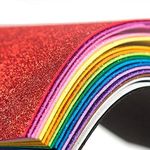 10 Sheets Glitter Foam Sheets for C