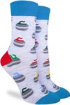 Good Luck Sock Women's Curling Stones Socks, Adult