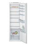 Bosch Home & Kitchen Appliances Bosch KIR81VSF0G Serie 4 Built In Fridge with SuperCooling function, FreshSense sensors, LED Lights, 177.5 x 56cm, Sliding Hinge