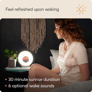 Lumie Sunrise Alarm Clock – White Wake-Up Light