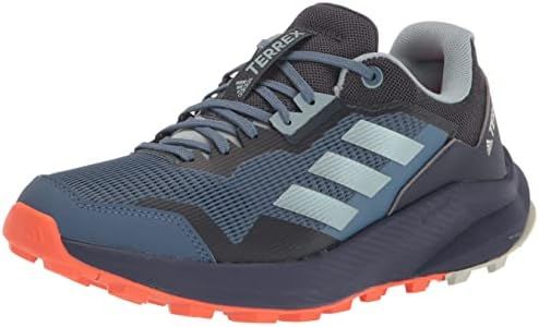 adidas Men's Terrex Trailrider Shoes Trail Running, Wonder Steel/Magic Grey Met/Impact Orange, 11