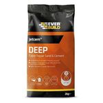 6 x EVERBUILD 2KG JETCEM DEEP Rapid Repair Premix Sand & Cement JETMIX2