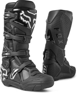 Fox Racing Motion X Motocross Off-Road Boots, Black, 10