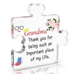 LOOPES Grandma Gifts from Grandchildren,Acrylic Plaque Grandma Presents Grandma Christmas Gifts Grandma Birthday Gifts Mothers Day Gifts for Grandma Grandmother Granny Nana