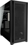 CORSAIR 5000D Airflow Tempered Glass Mid-Tower ATX Case (High-Airflow Front Panel, Corsair RapidRoute Cable Management System, Two Included 120mm Fans, Motherboard Tray with Fan Mounts) Black