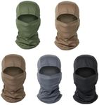 M.K ZIZZYPOP Breathable Full Face Mask with UV Protection - Motorcycle Balaclava for Outdoor Sports & Cold Weather Activities (US, Alpha, One Size, Standard, A-Multicolor)