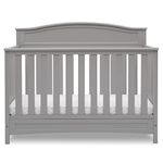 Delta Children Emery 4 in 1 Convertible Crib, Grey