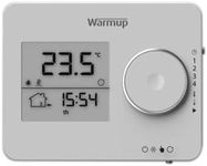 Warmup Tempo Digital Thermostat Porcelain White for underfloor Heating Systems