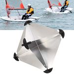 Radar reflector for boat, aluminum radar reflector for bad weather reflective radar, octahedral design for boat and motorboat, 12 * 12 inch