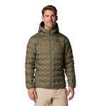 Columbia Men's Delta Ridge II Down Hooded Jacket, Stone Green, Large