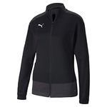 PUMA Women'S Team Goal 23 Training Jacket W Track Black-Asphalt, Small