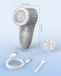 BEAUTURAL Sweater Fabric Shaver – Powerful Lint Remover for Clothes & Furniture