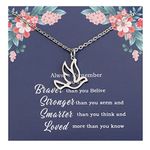 MYOSPARK Dove Bird Pendant Necklace Message Card Dove Charm Necklace Dove Lover Gift Religious Bird Fine Jewelry (CA Dove Card NL)