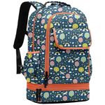 Leaper Water-resistant Rainbow School Backpack for Girls Women Laptop BackpackTravel Bag Bookbags Satchel