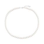 Philip Jones White Pearl Strand Choker Necklace