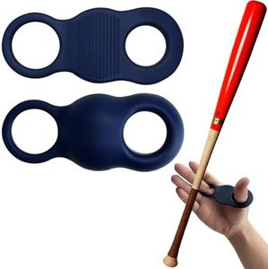 FEYRUN Baseball Thumb Guard Soft Silicone for Reduced Bat Sting, Swing Hitting Trainer Aid (Blue)