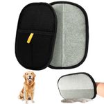 Kunoli 2PCS Pet Hair Remover Glove, Static Pet Hair Removal Glove, Dual-Sided Grooming Gloves, Reusable Pet Hair Removal for Washing Deshedding Grooming, Suit for Sofa Carpet Clothing