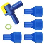 JMTEEA Bite Valve Replacement Mouthpiece Fit for Hydration Pack Bladder Water Backpack and Most Brands(4-Pack), with Shutoff Valve and Tube O-Ring