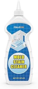 FOLLOWIN Mold and Mildew Bathroom Cleaner Gel 18oz, Household Stain Cleaner for Showers Tiles Grout Sealant Sinks